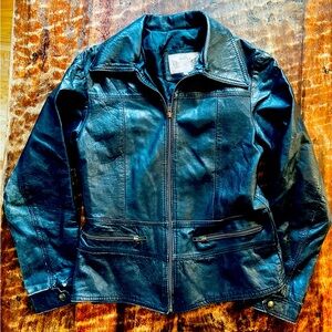 90s Vintage leather jacket